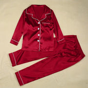 Satin Silk Family Matching Pajama Suits